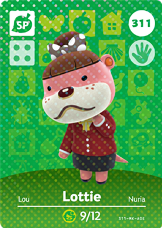 Lottie NFC Card – Animal Crossing Series 4 Amiibo