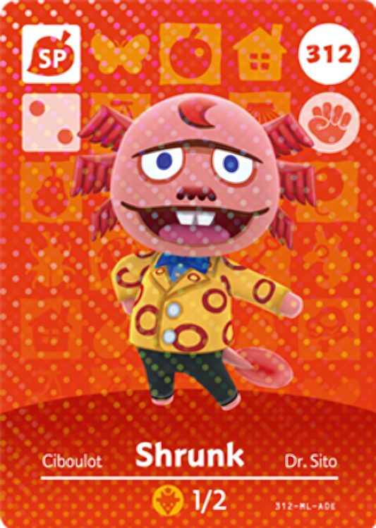 Shrunk NFC Card – Animal Crossing Series 4 Amiibo