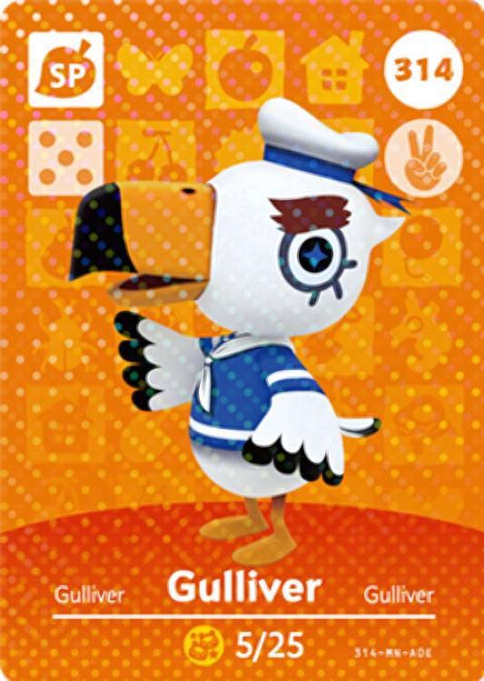 Gulliver NFC Card – Animal Crossing Series 4 Amiibo