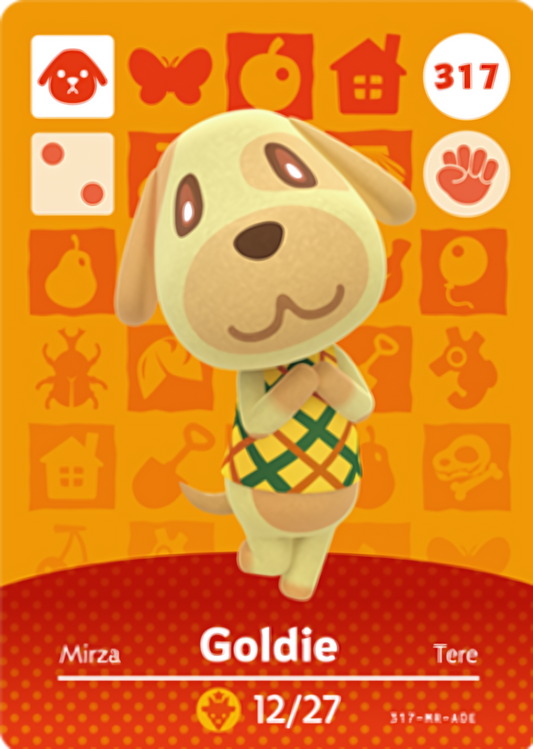 Goldie NFC Card – Animal Crossing Series 4 Amiibo