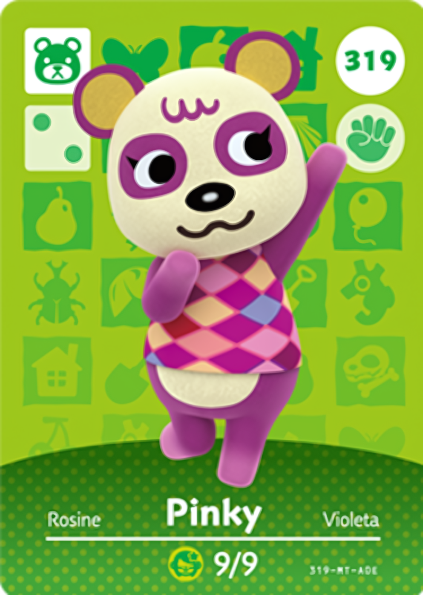 Pinky NFC Card – Animal Crossing Series 4 Amiibo