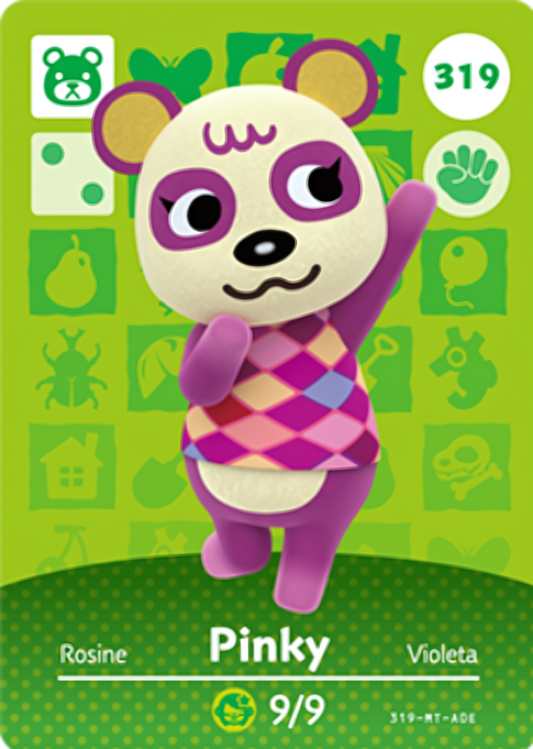 Pinky NFC Card – Animal Crossing Series 4 Amiibo