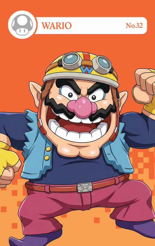 Wario NFC Card – Smash Bros Amiibo