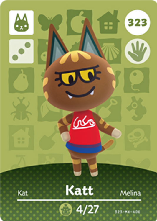 Katt NFC Card – Animal Crossing Series 4 Amiibo