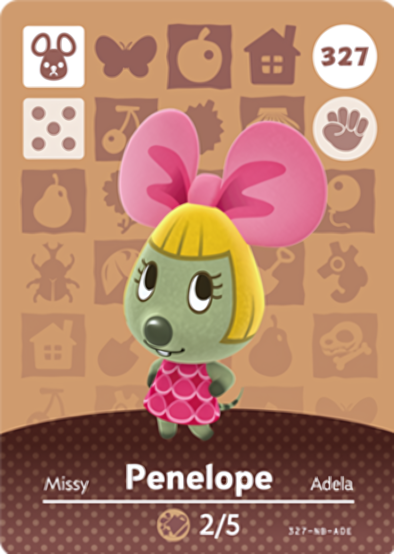 Penelope NFC Card – Animal Crossing Series 4 Amiibo