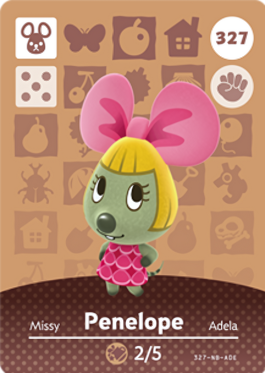 Penelope NFC Card – Animal Crossing Series 4 Amiibo