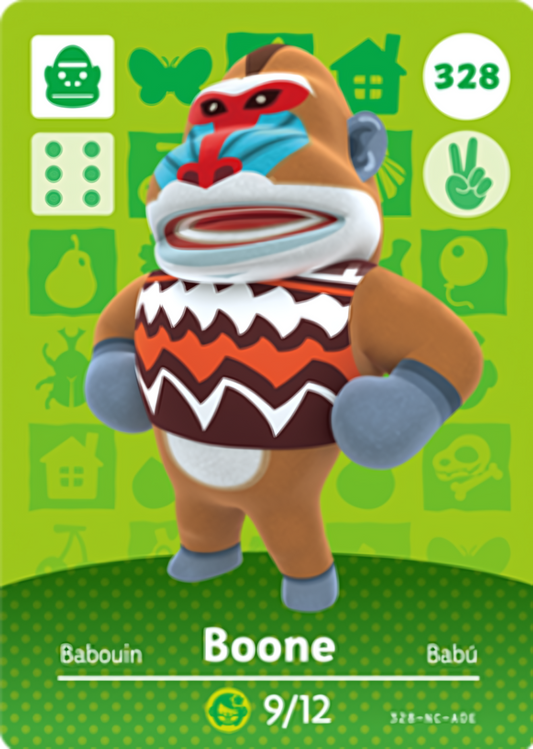 Boone NFC Card – Animal Crossing Series 4 Amiibo