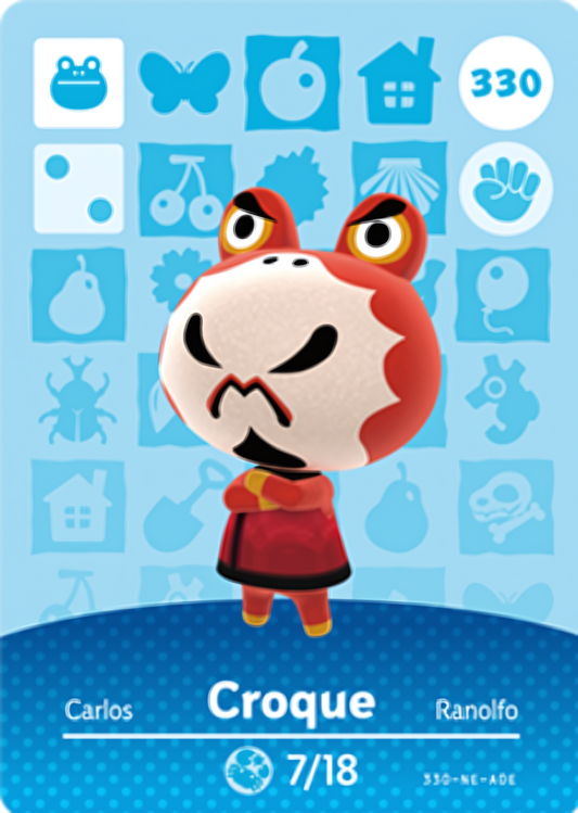 Croque NFC Card – Animal Crossing Series 4 Amiibo