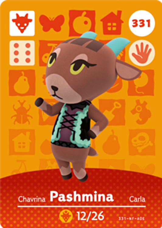 Pashmina NFC Card – Animal Crossing Series 4 Amiibo