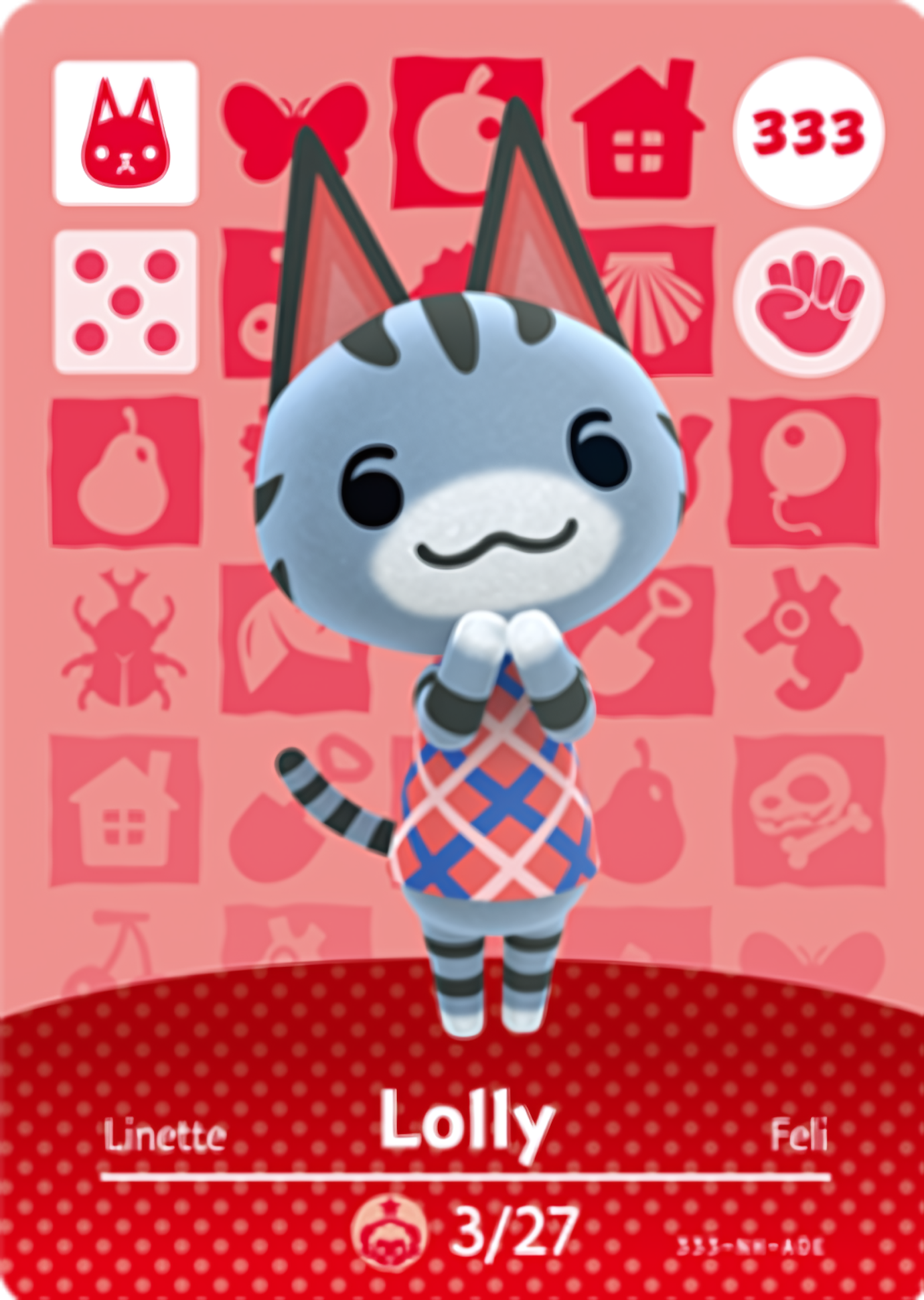 Lolly NFC Card – Animal Crossing Series 4 Amiibo