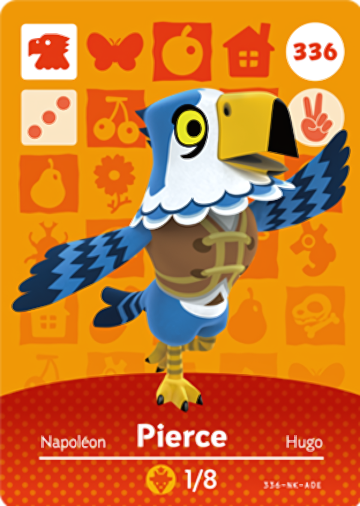 Pierce NFC Card – Animal Crossing Series 4 Amiibo