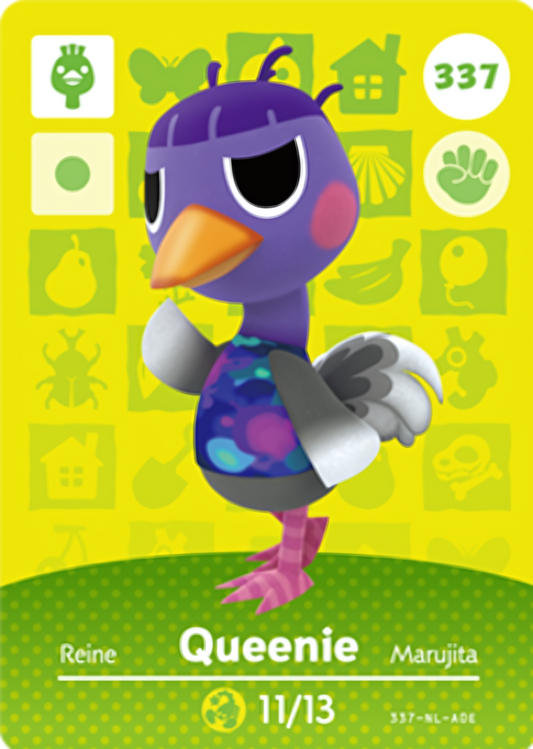 Queenie NFC Card – Animal Crossing Series 4 Amiibo