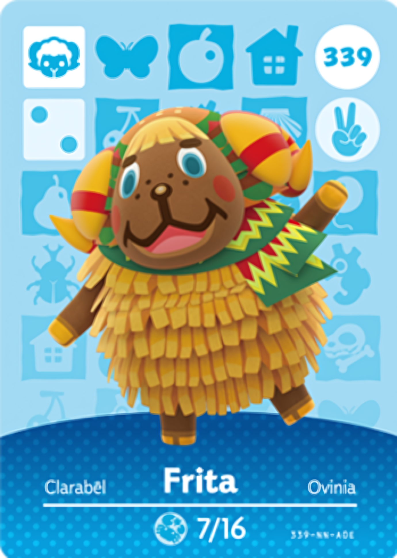 Frita NFC Card – Animal Crossing Series 4 Amiibo