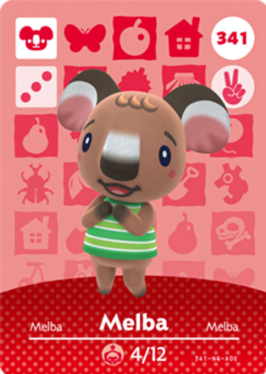 Melba NFC Card – Animal Crossing Series 4 Amiibo