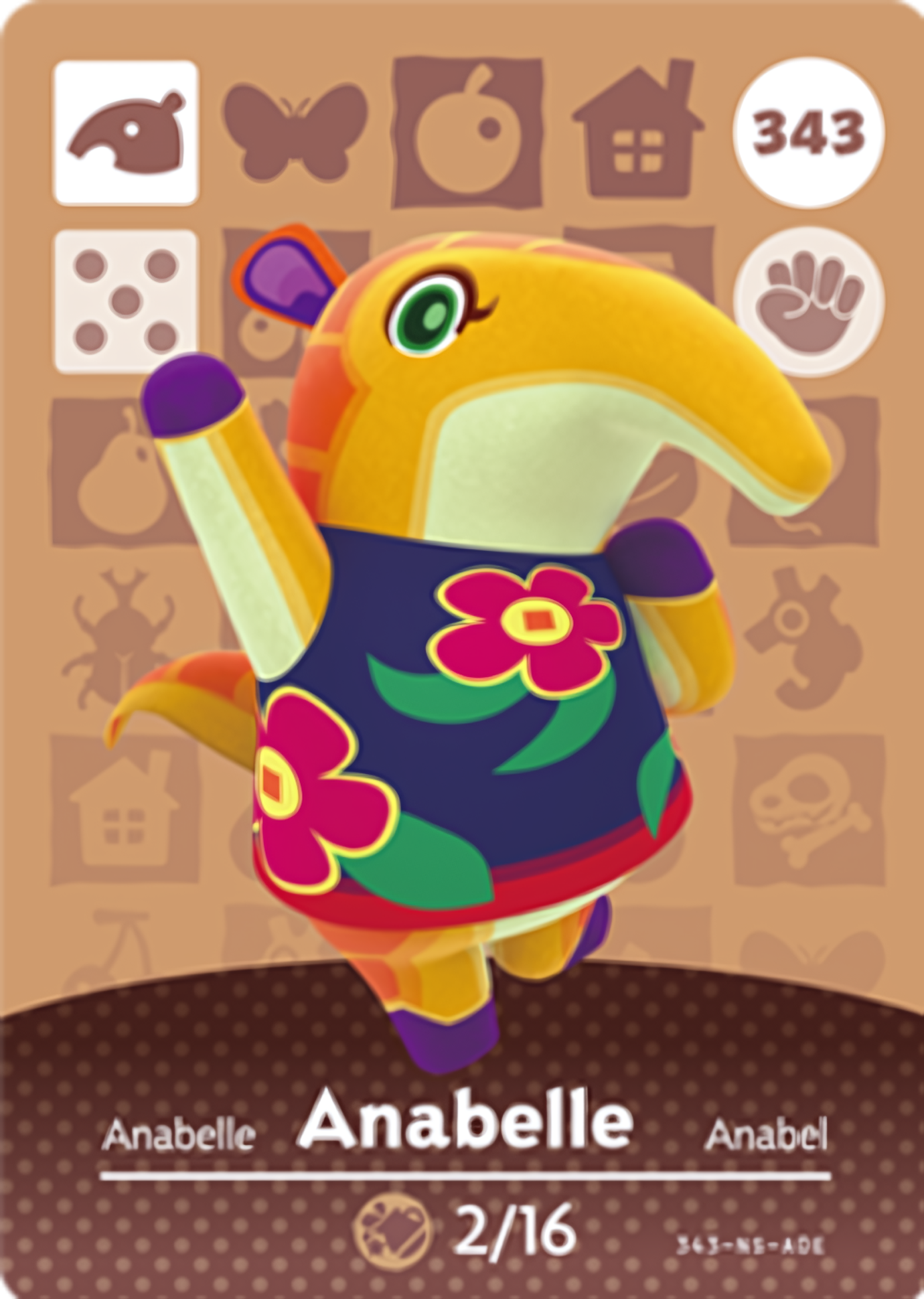 Anabelle NFC Card – Animal Crossing Series 4 Amiibo