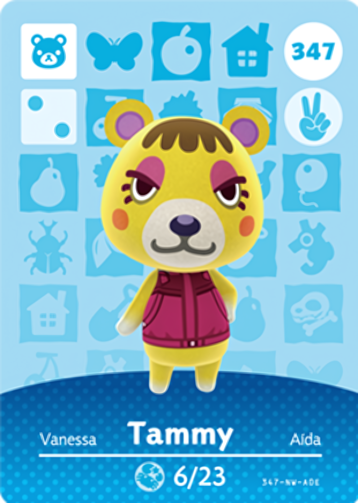 Tammy NFC Card – Animal Crossing Series 4 Amiibo