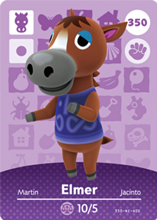 Elmer NFC Card – Animal Crossing Series 4 Amiibo