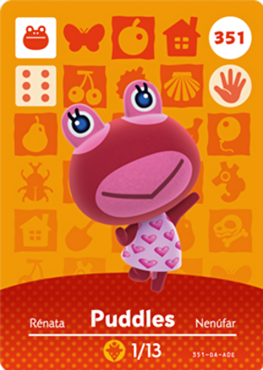 Puddles NFC Card – Animal Crossing Series 4 Amiibo