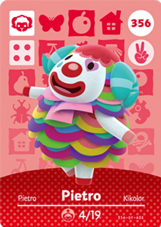 Pietro NFC Card – Animal Crossing Series 4 Amiibo
