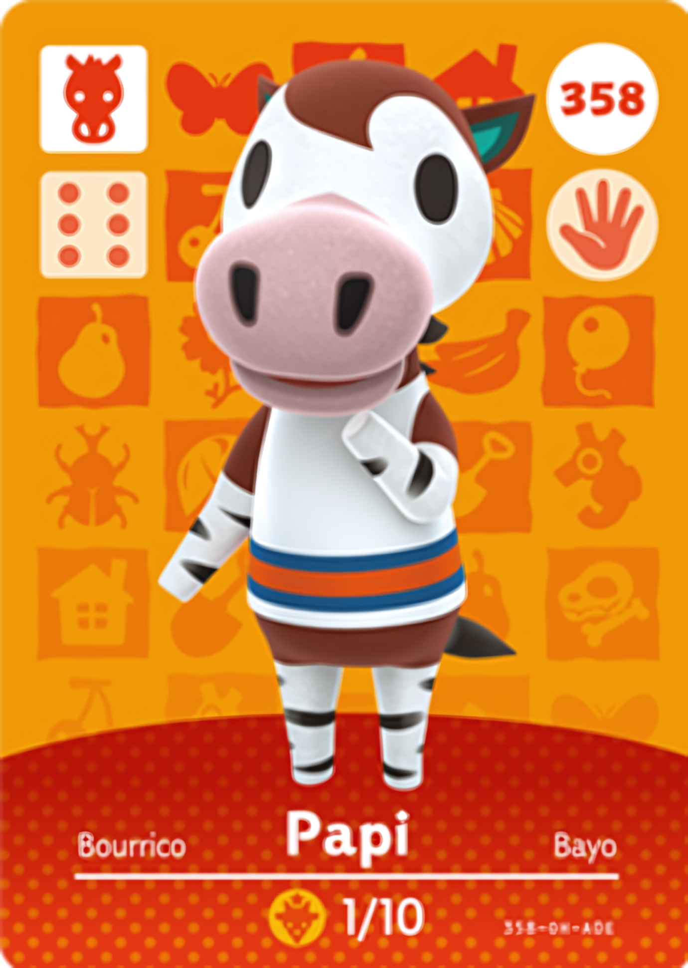Papi NFC Card – Animal Crossing Series 4 Amiibo