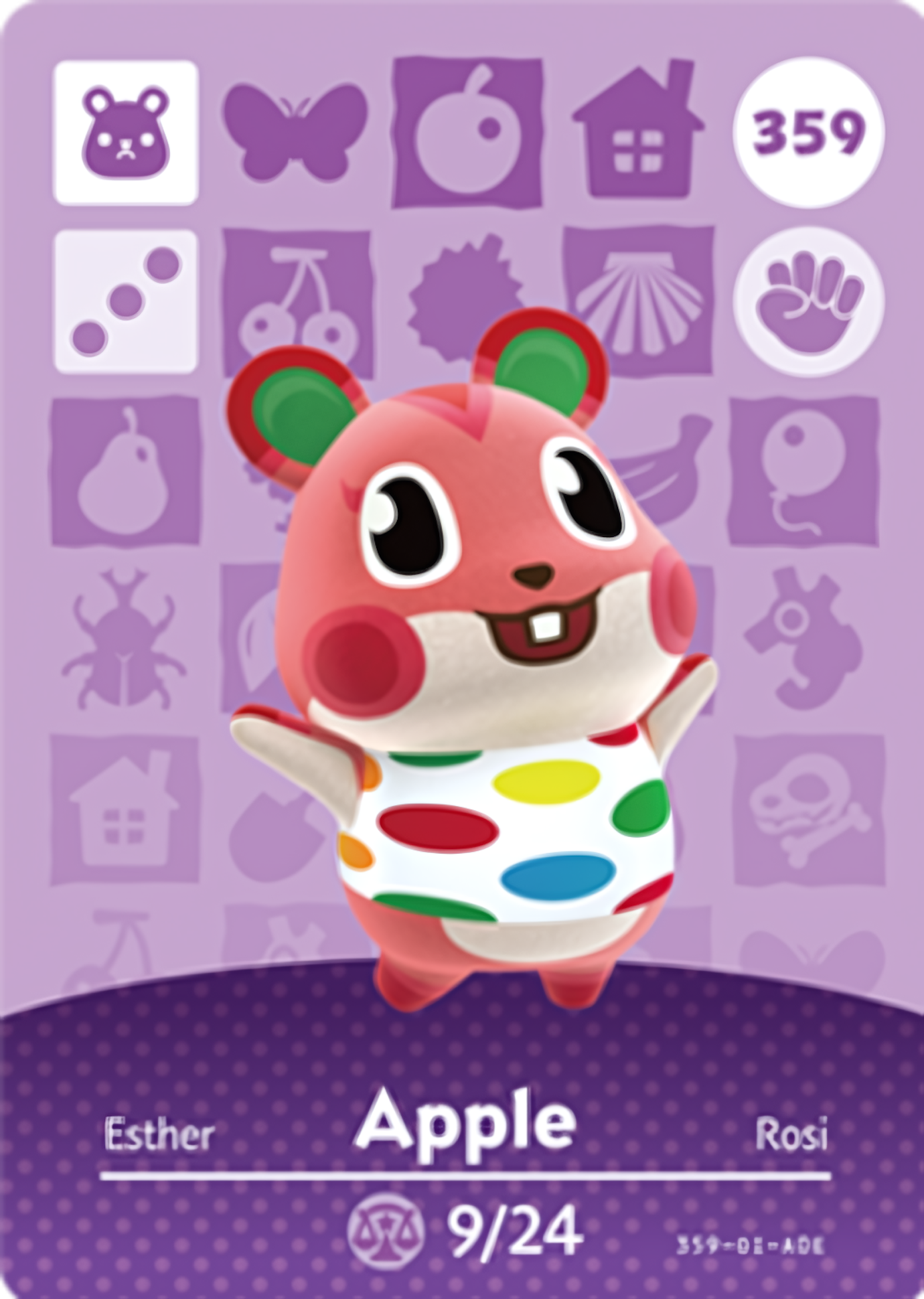 Apple NFC Card – Animal Crossing Series 4 Amiibo