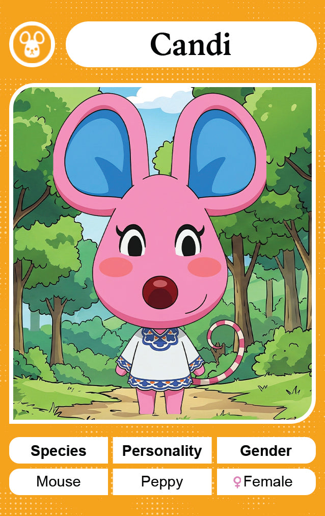 Candi - Nookpals x Animal Crossing – New Leaf Welcome Amiibo NFC Card