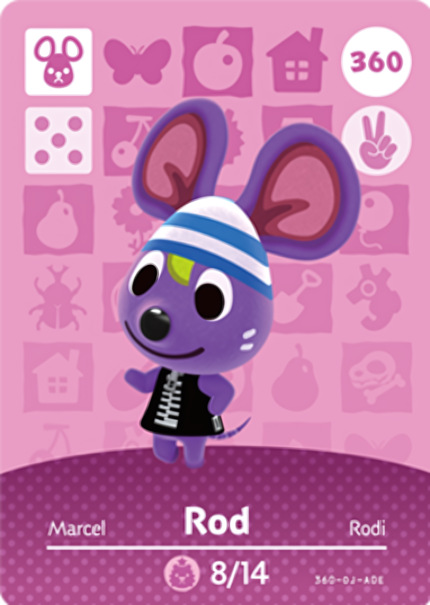 Rod NFC Card – Animal Crossing Series 4 Amiibo