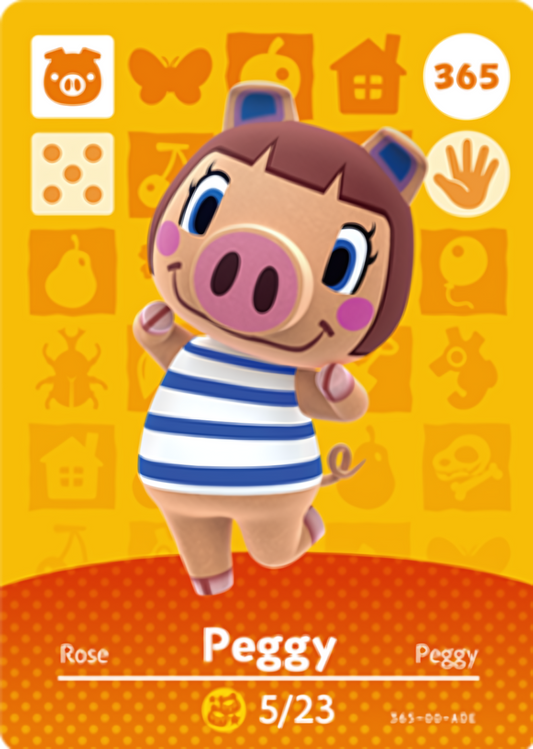 Peggy NFC Card – Animal Crossing Series 4 Amiibo
