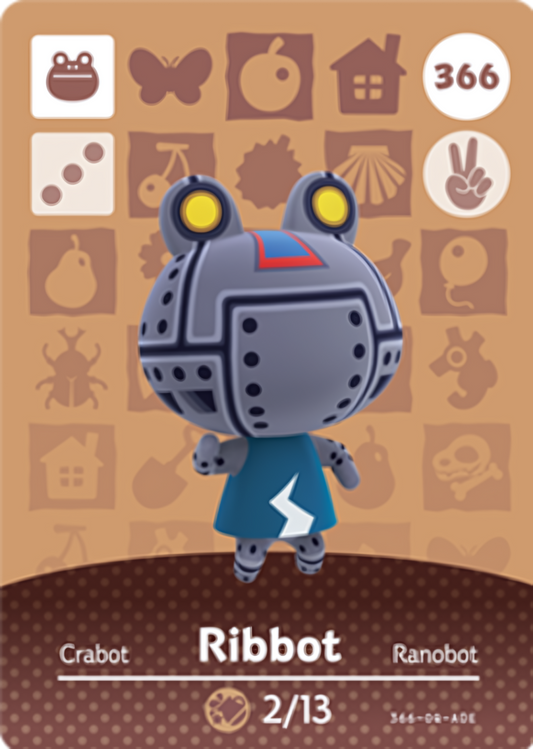 Ribbot NFC Card – Animal Crossing Series 4 Amiibo