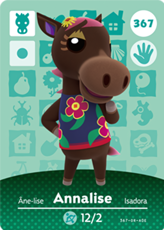 Annalise NFC Card – Animal Crossing Series 4 Amiibo