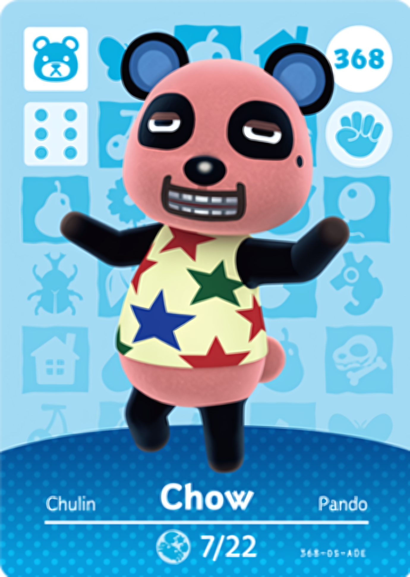 Chow NFC Card – Animal Crossing Series 4 Amiibo