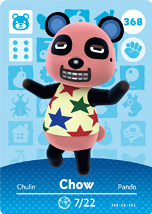 Chow NFC Card – Animal Crossing Series 4 Amiibo