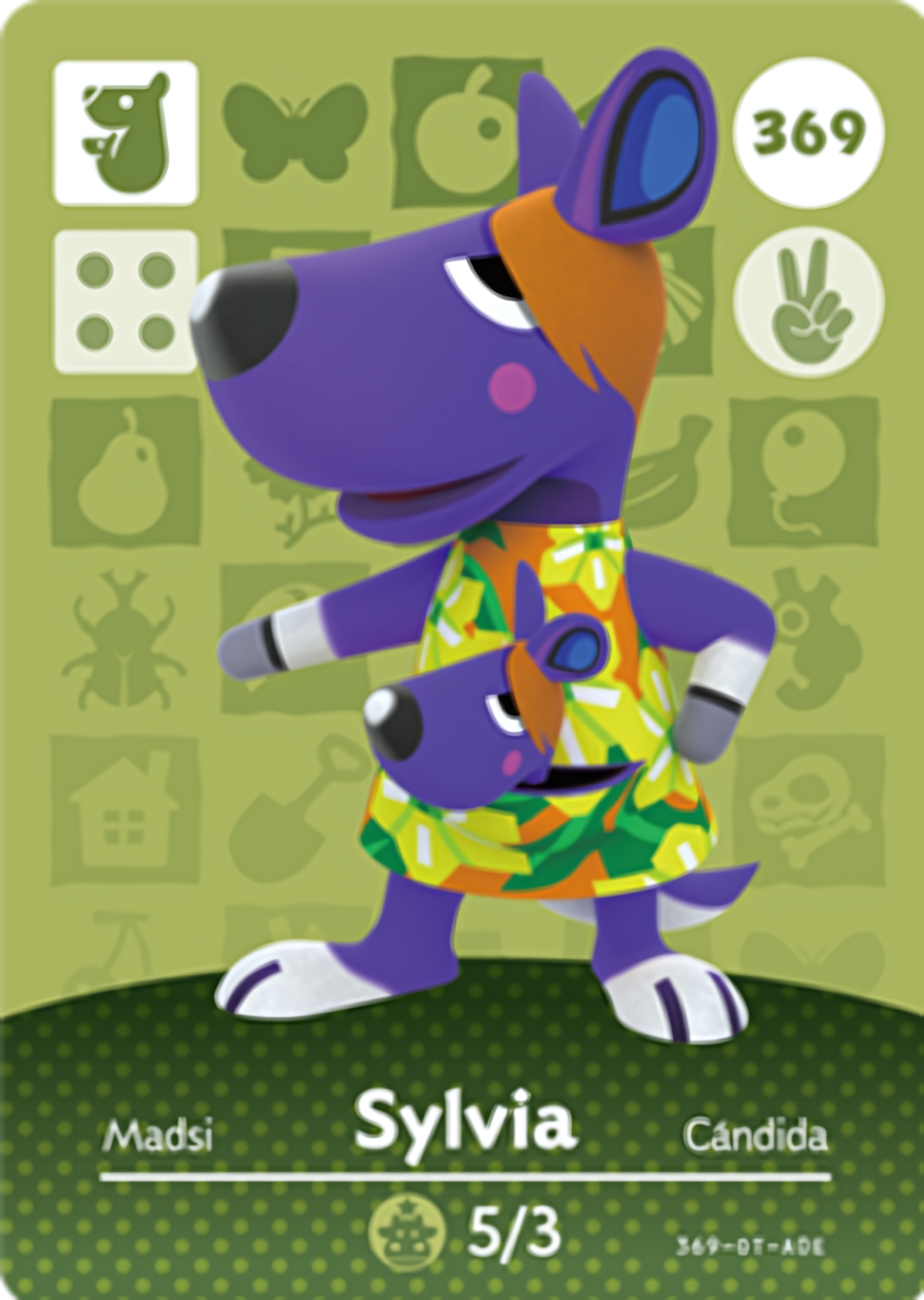 Sylvia NFC Card – Animal Crossing Series 4 Amiibo