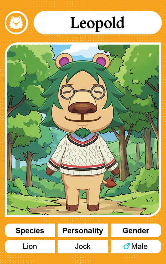 Leopold - Nookpals x Animal Crossing – New Leaf Welcome Amiibo NFC Card