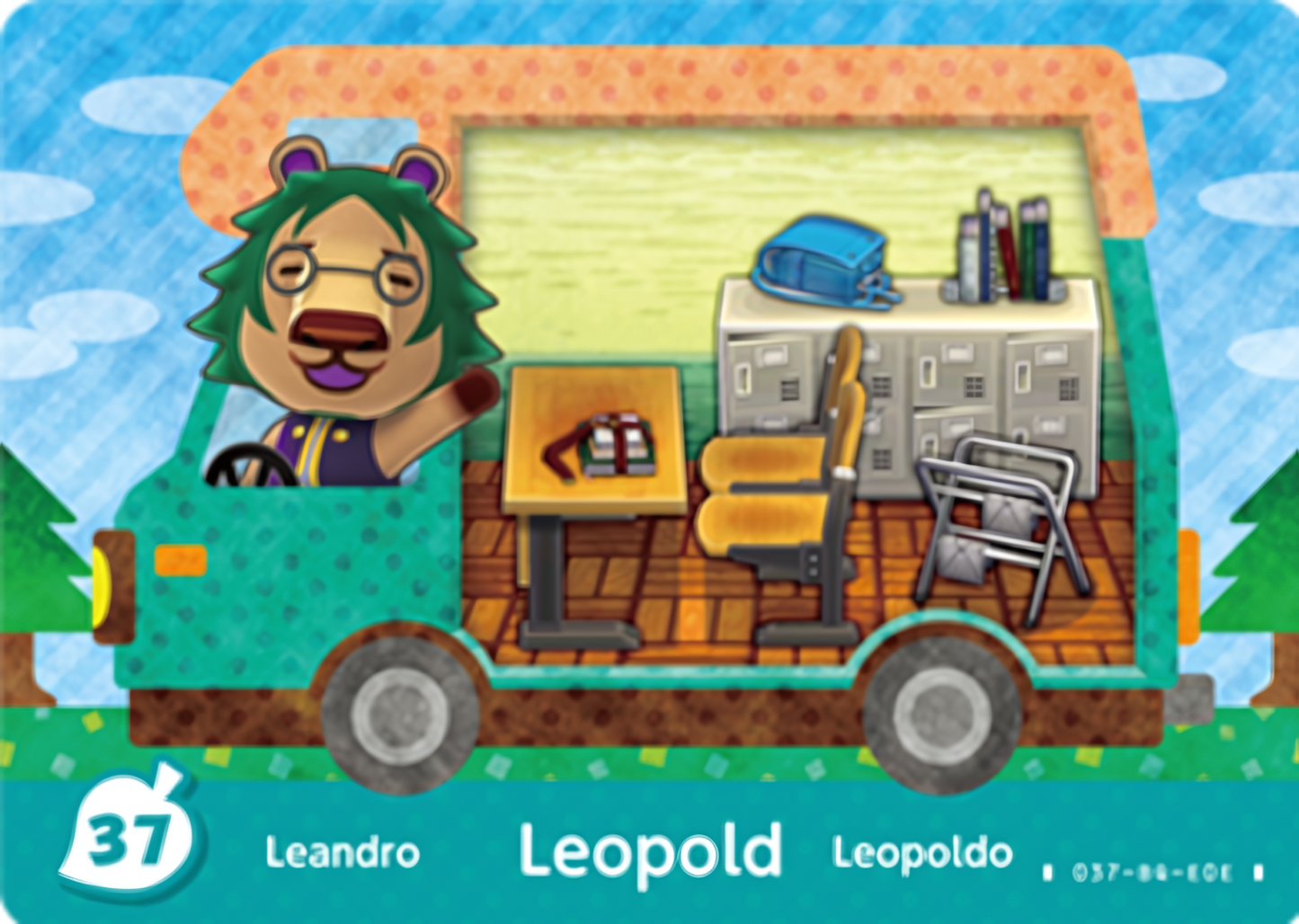 Leopold NFC Villager Card – New Leaf – Welcome Amiibo