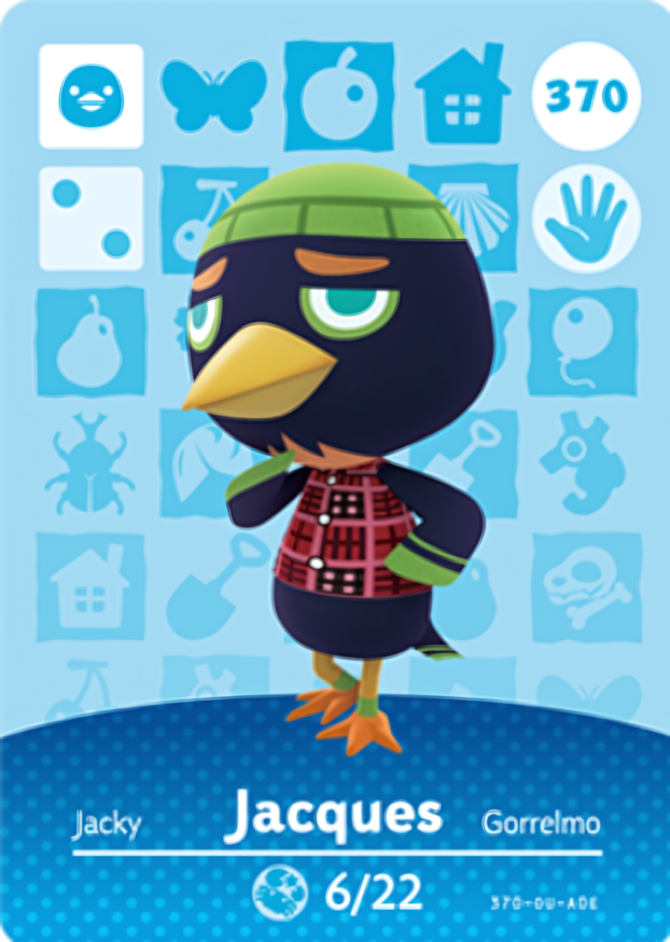 Jacques NFC Card – Animal Crossing Series 4 Amiibo