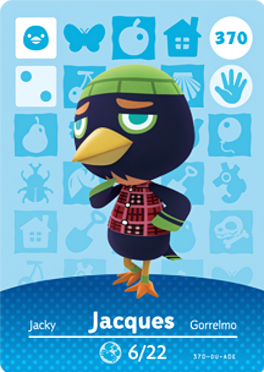 Jacques NFC Card – Animal Crossing Series 4 Amiibo
