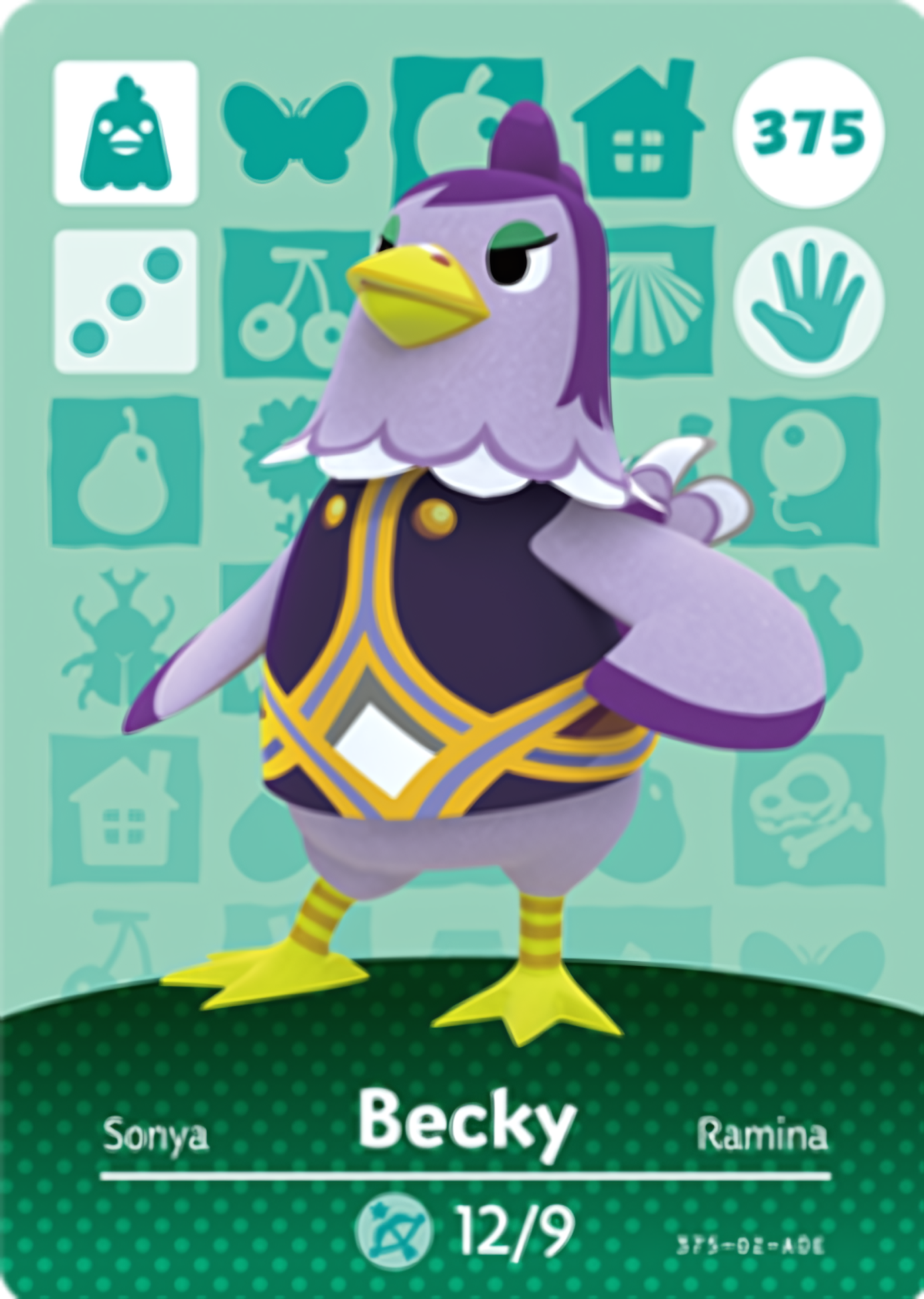 Becky NFC Card – Animal Crossing Series 4 Amiibo