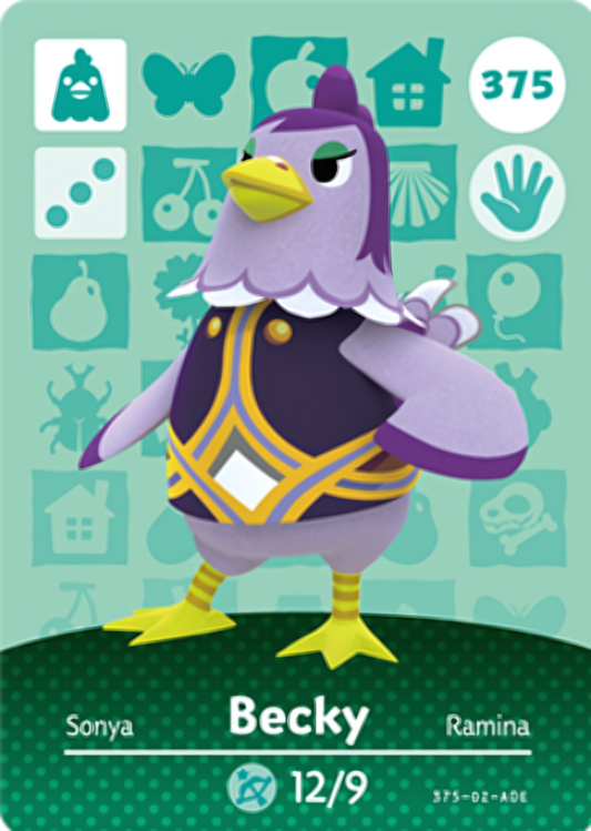Becky NFC Card – Animal Crossing Series 4 Amiibo