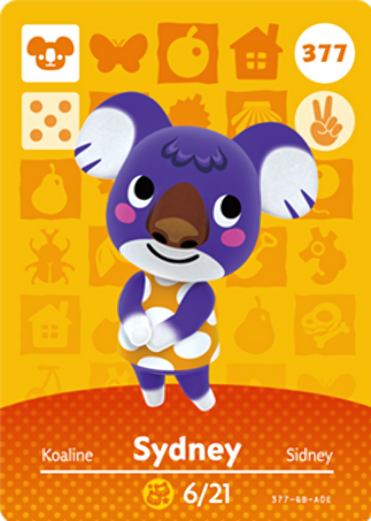 Sydney NFC Card – Animal Crossing Series 4 Amiibo