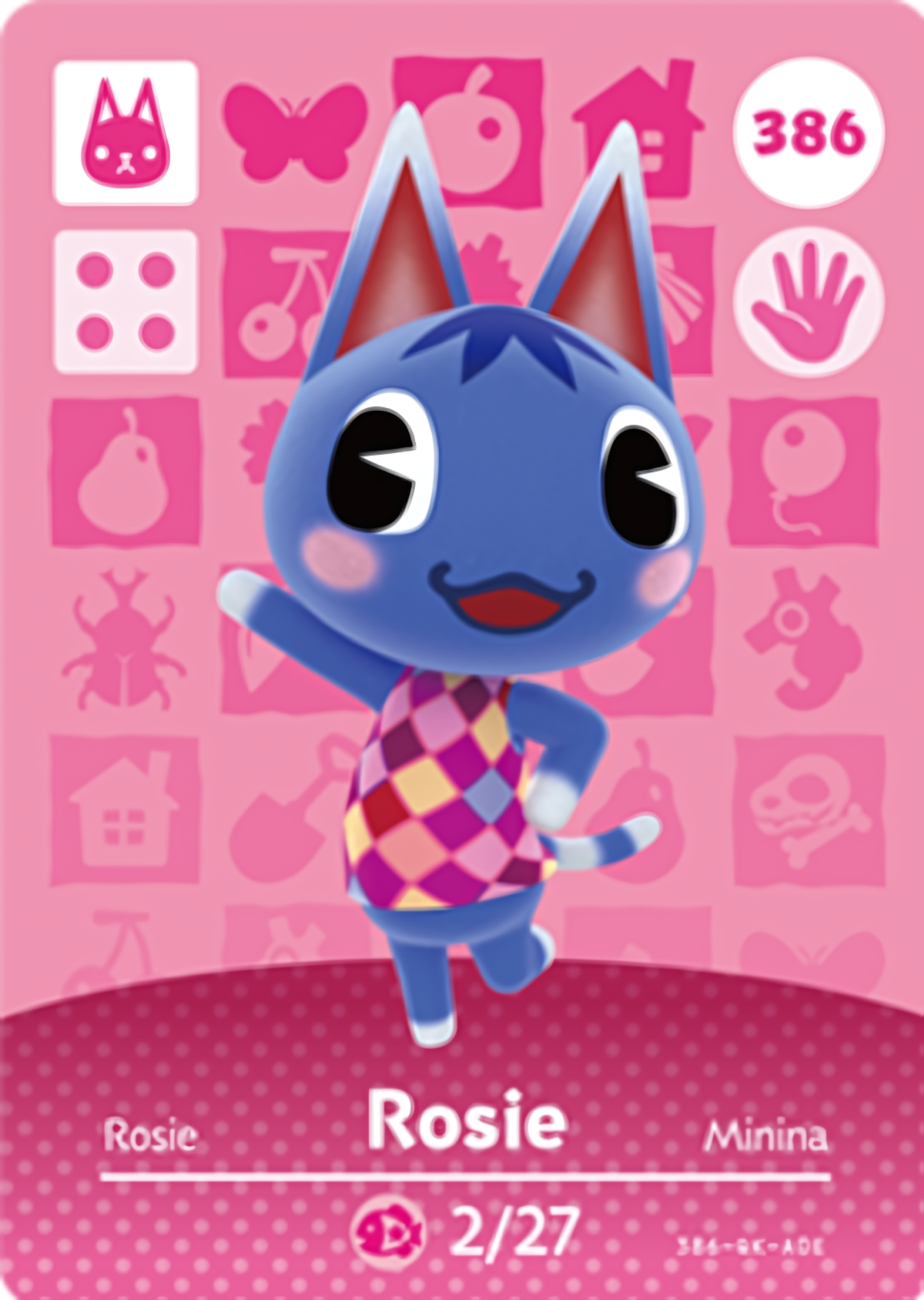 Rosie NFC Card – Animal Crossing Series 4 Amiibo