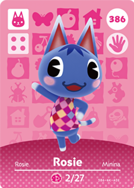 Rosie NFC Card – Animal Crossing Series 4 Amiibo