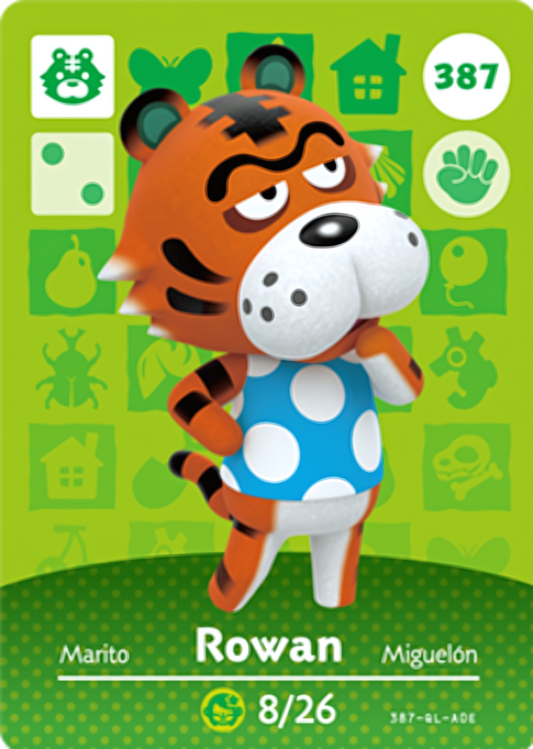 Rowan NFC Card – Animal Crossing Series 4 Amiibo