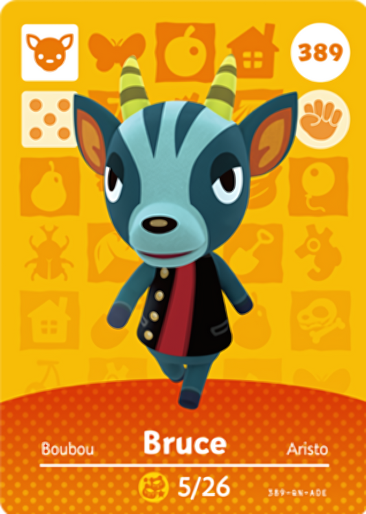 Bruce NFC Card – Animal Crossing Series 4 Amiibo