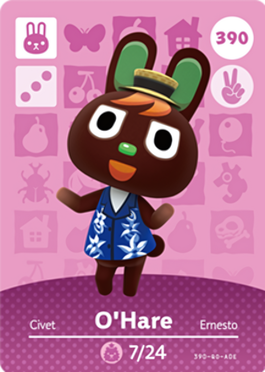 O'Hare NFC Card – Animal Crossing Series 4 Amiibo