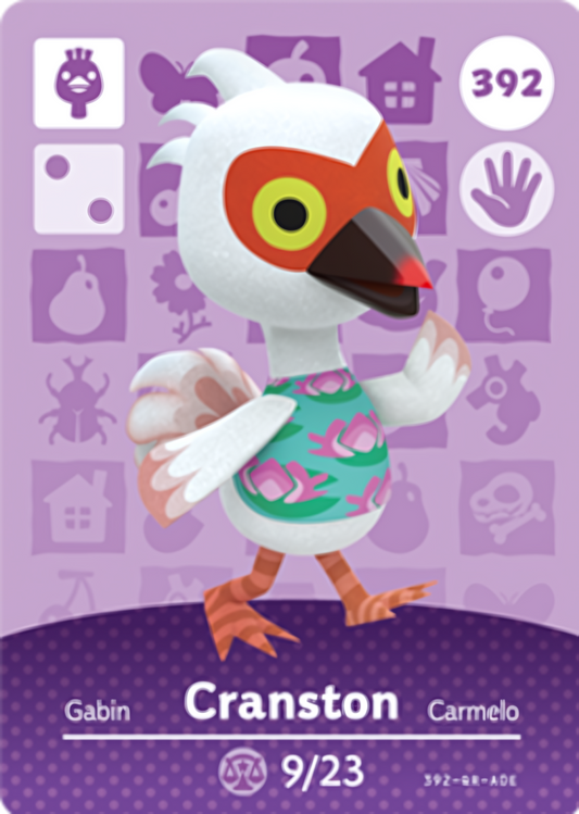 Cranston NFC Card – Animal Crossing Series 4 Amiibo