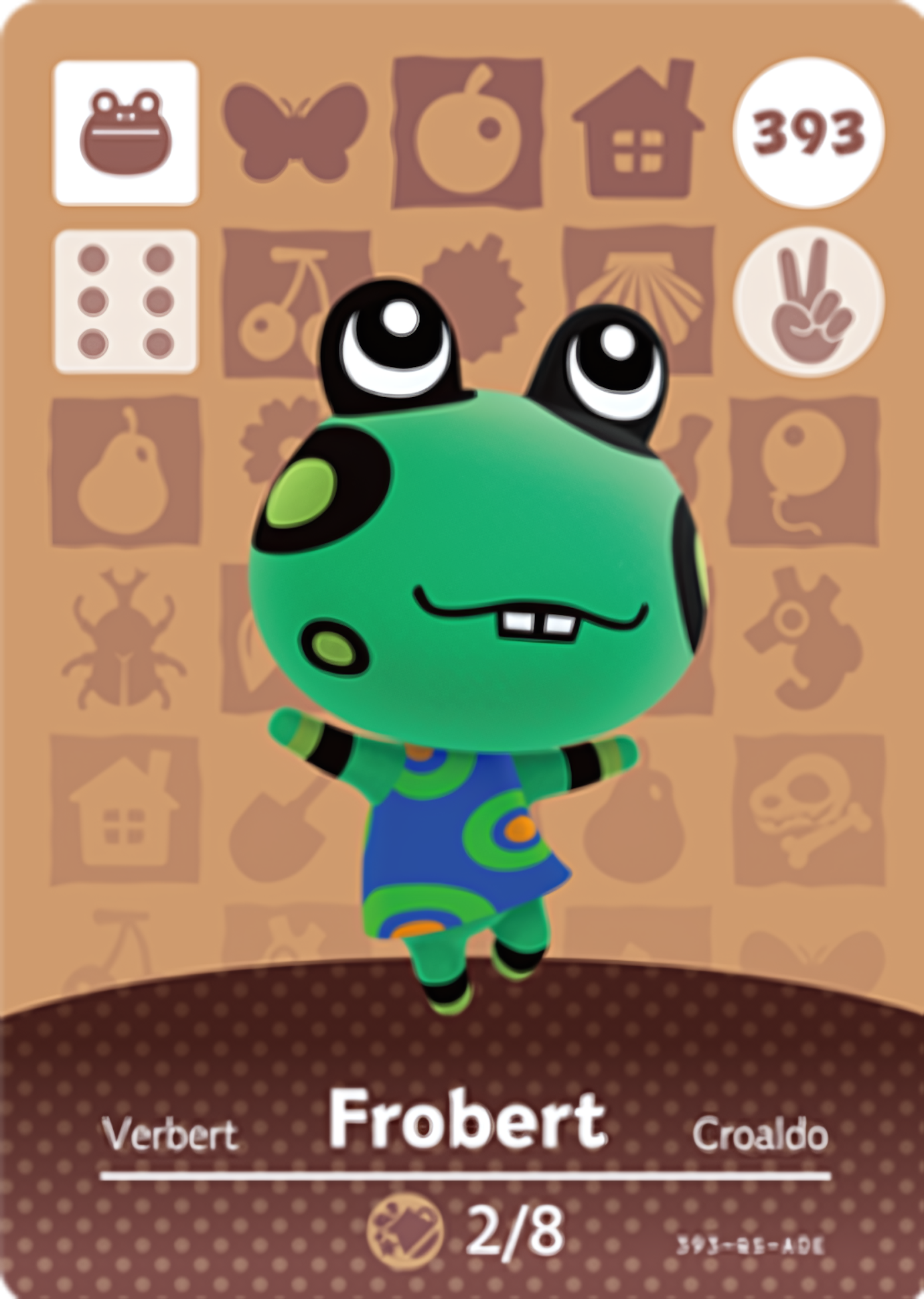 Frobert NFC Card – Animal Crossing Series 4 Amiibo