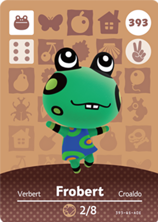 Frobert NFC Card – Animal Crossing Series 4 Amiibo