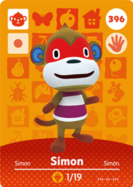 Simon NFC Card – Animal Crossing Series 4 Amiibo