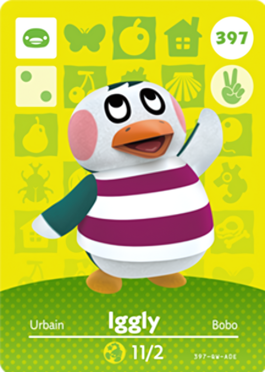 Iggly NFC Card – Animal Crossing Series 4 Amiibo